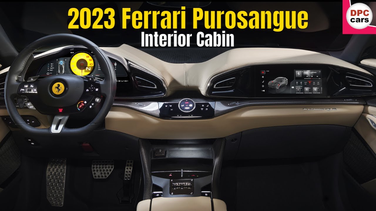 2023 Ferrari Purosangue Super SUV Interior Cabin