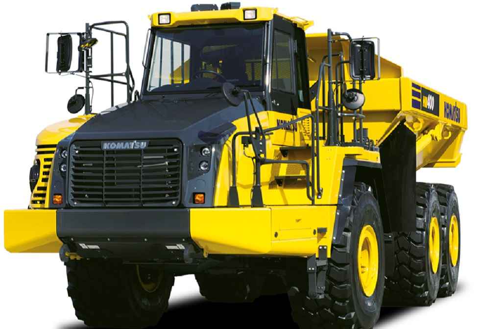 American utility truck _ Komatsu HM400