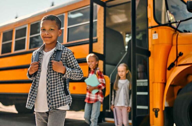 EV School bus in Ontario