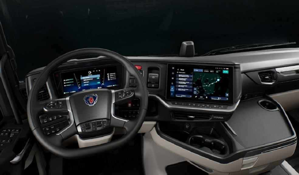 Scania Smart Dash System in Truck