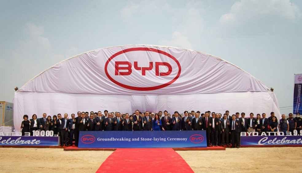 BYD’s factory in Thailand