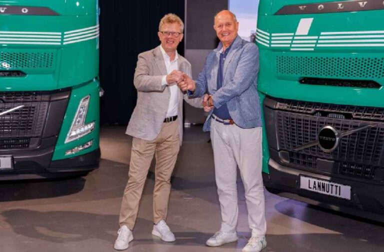 Roger Alm, President Volvo Trucks, and Valter Lannutti, CEO Lannutti Group