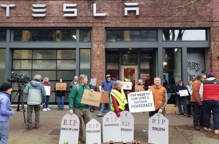 Tesla Protest Image 2