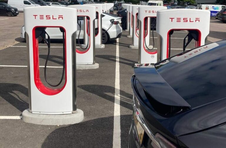 Tesla Super Chargers Image
