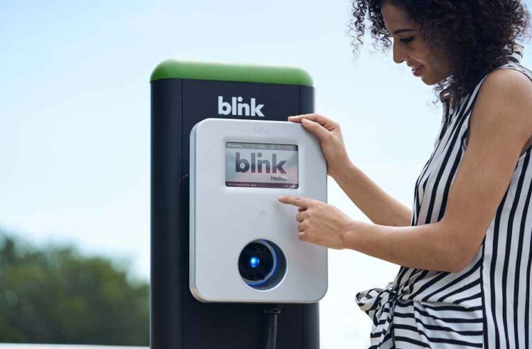 Blink charging EV