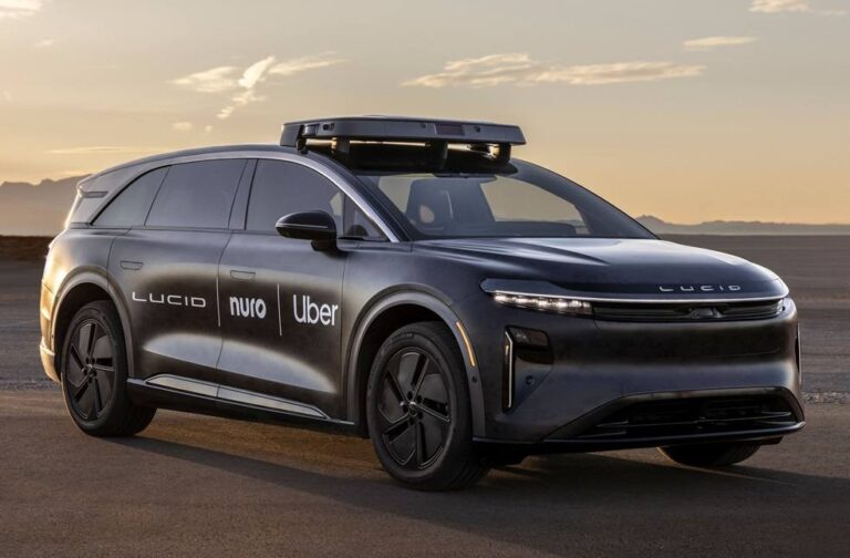 Uber Robotaxi with Lucid and Nuro