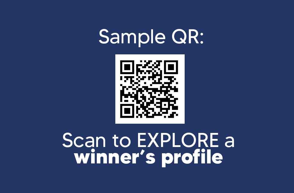 Verifiable QR Profile for Award Winners