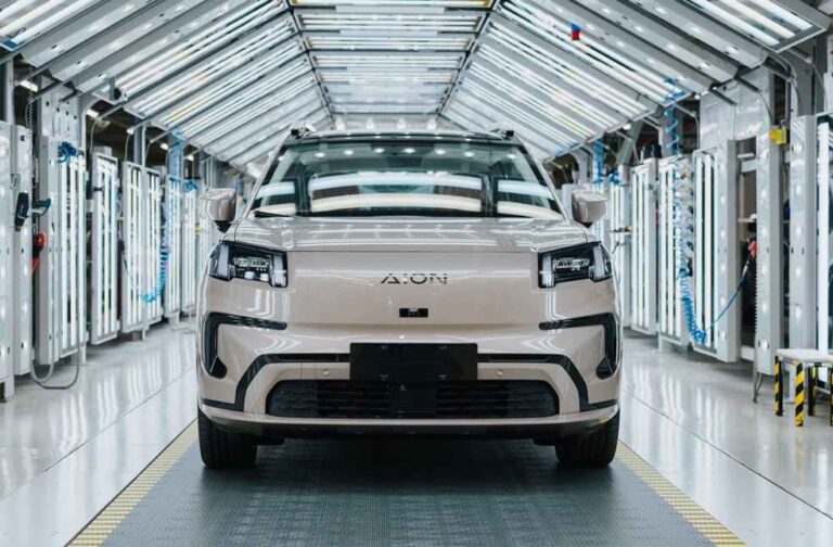 GAC Begins AION V Production at Magna’s Austrian Plant GAC Starts AION V EV Production at Magna