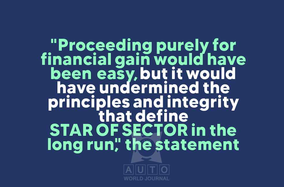 STAR OF SECTOR Awards Postponed Over Integrity Concerns